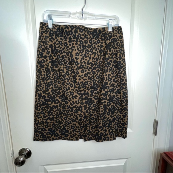 Banana Republic Pencil Skirt Cheetah Animal Print 10 - Picture 3 of 14